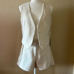 ⚠️‼️SOLD‼️⚠️ Ronny Kobo Short co-ord matching set with top vest | Size Medium